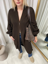Load image into Gallery viewer, ￼Olivia chunky cardi ballon sleeve
