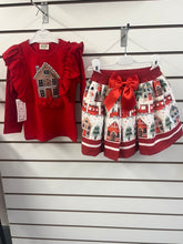 Load image into Gallery viewer, Christmas skirt and top set
